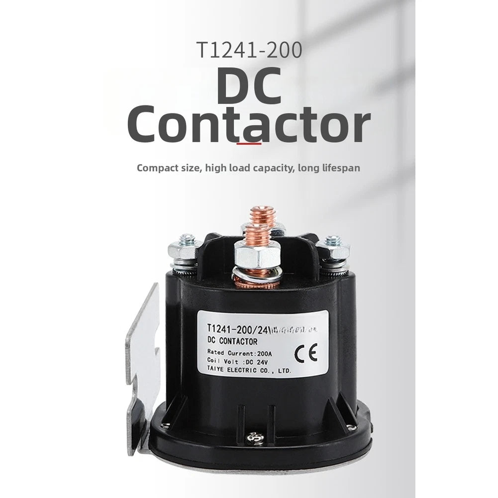 T1241-200 200A DC Contactor for Electric Forklifts (12V 24V 48V)