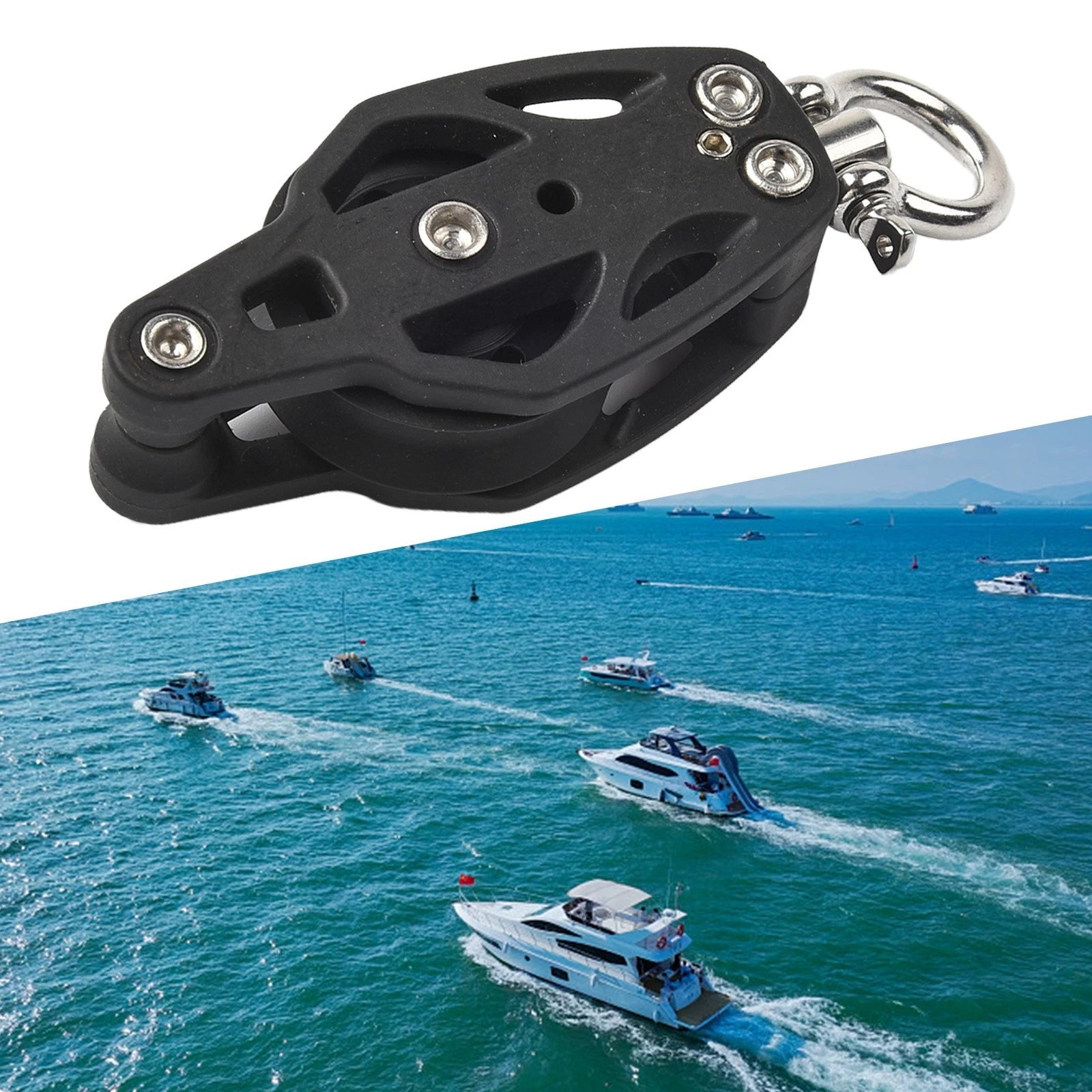 35mm Swivel Sailing Block with Load Control for Marine Accessory
