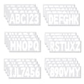 Boat Registration Decals A-Z & 0-9 for Customization