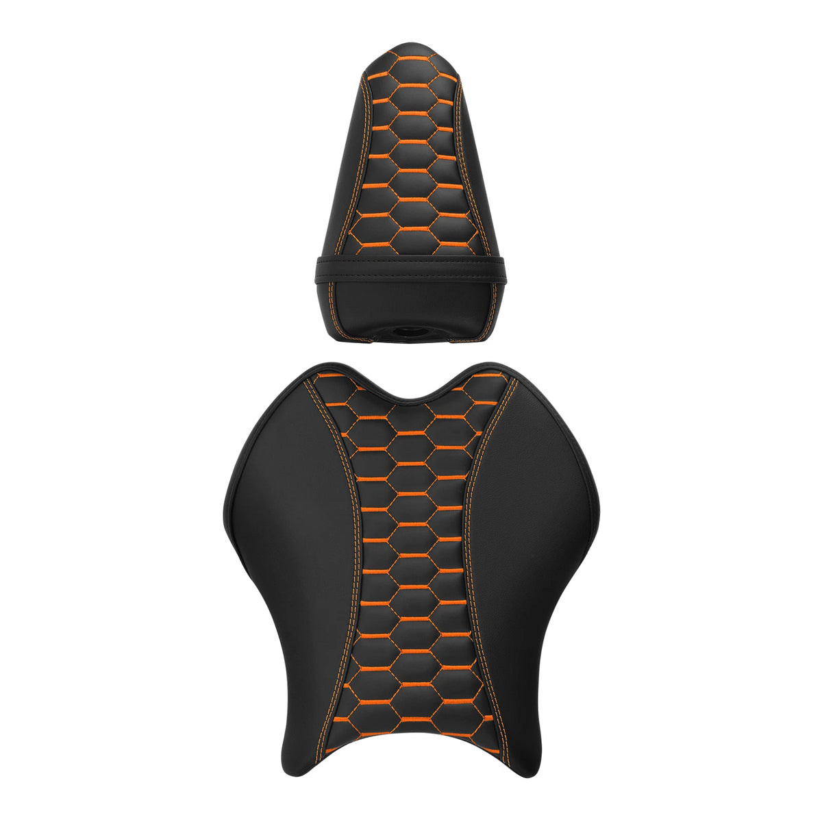 Driver & Passenger Seats for Yamaha YZF R6 (2017–2022) - Black Orange