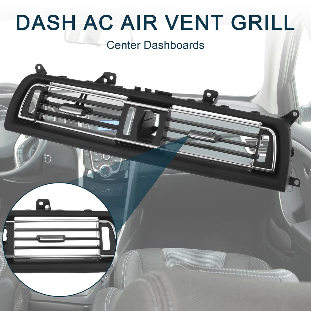 Center Dash A C Outlet Replacement for BMW 528i (2011–2016) Black