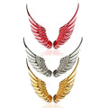 3D PVC Decal Wing Scratch Sticker for Vehicle Appearance Upgrade