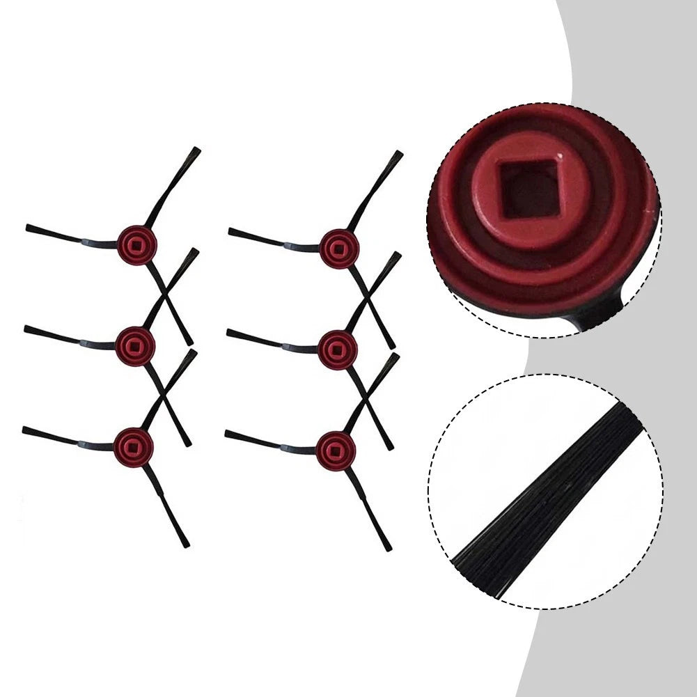 6 Pack Side Brushes for Laresar & Lubluelu Vacuums