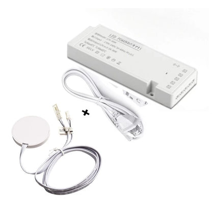 12 Volt LED Cabinet Light Transformer with Touch Switch for Indoor Lighting