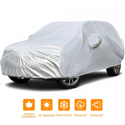 Car Cover for Medium SUV (Waterproof, Windproof, Dustproof, Anti-UV)