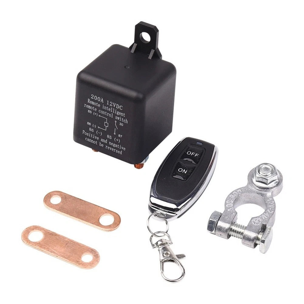 200A 12VDC Wireless Remote Switch for Car Power Protection