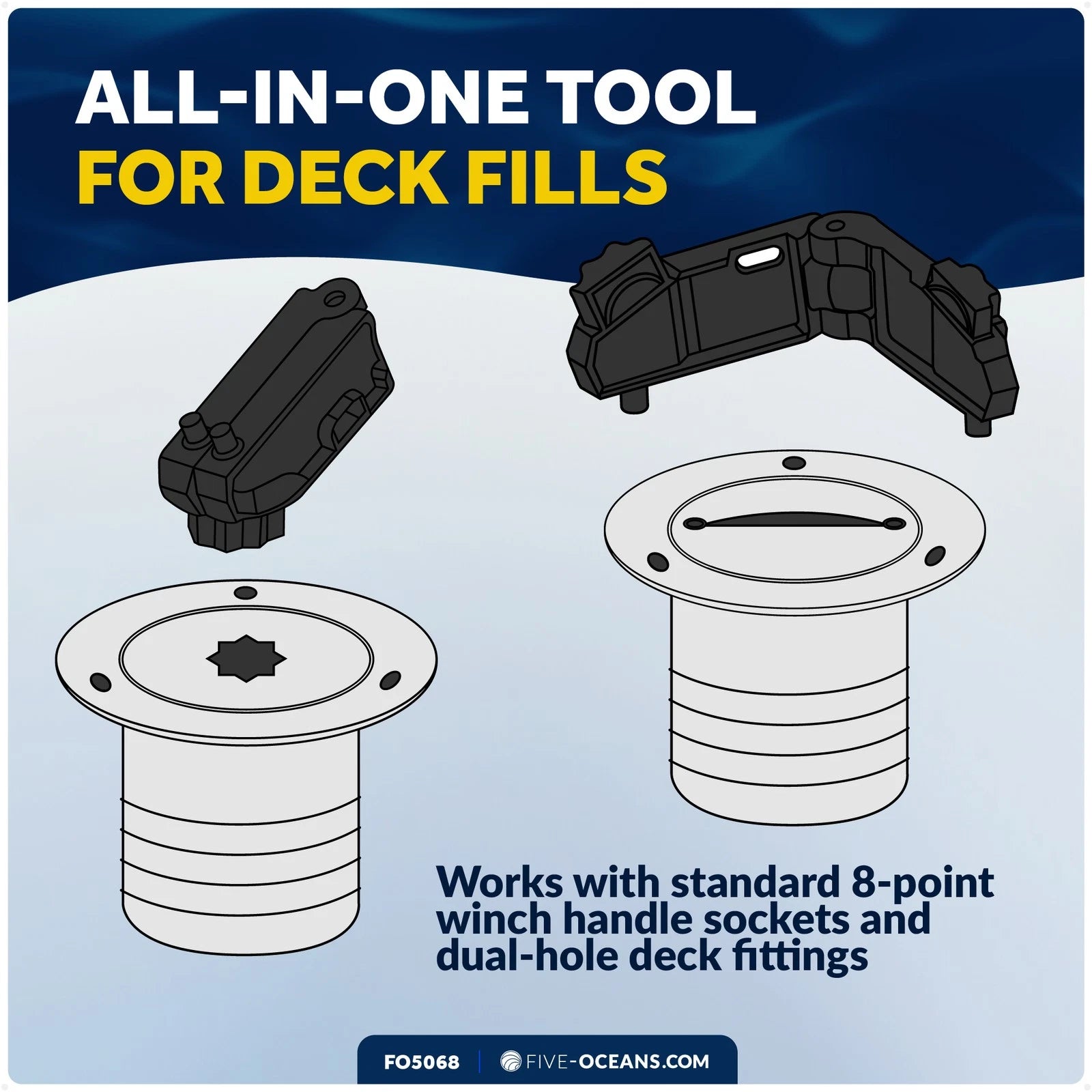 Adjustable Universal Deck Plate and Fill Key for (FO5068)