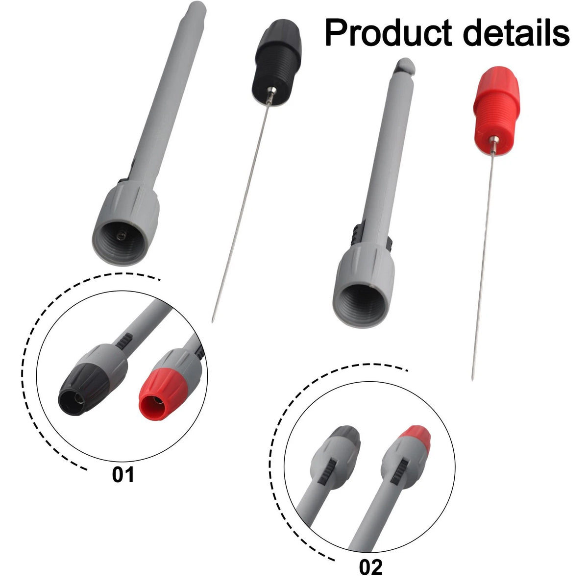 Set of Multimeter Wire Probes with 4mm Female Jack for Electrical Maintenance