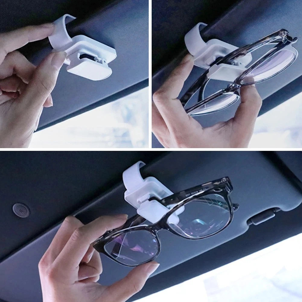 Universal Car Auto Sun Visor Clip Holder for Reading Glasses/Sunglasses