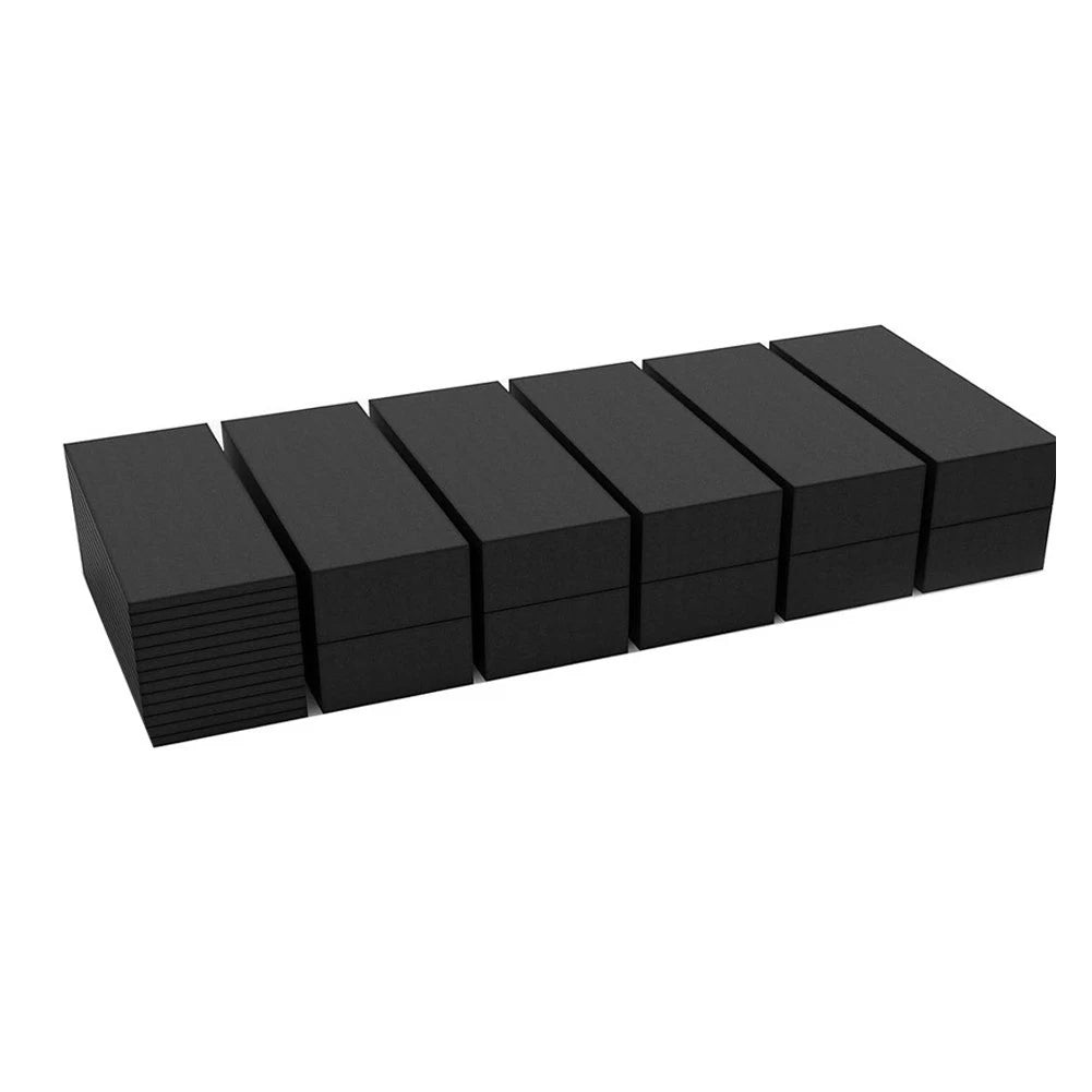 20 Pack Black EVA Foam Pads for Bed and Wall Protection