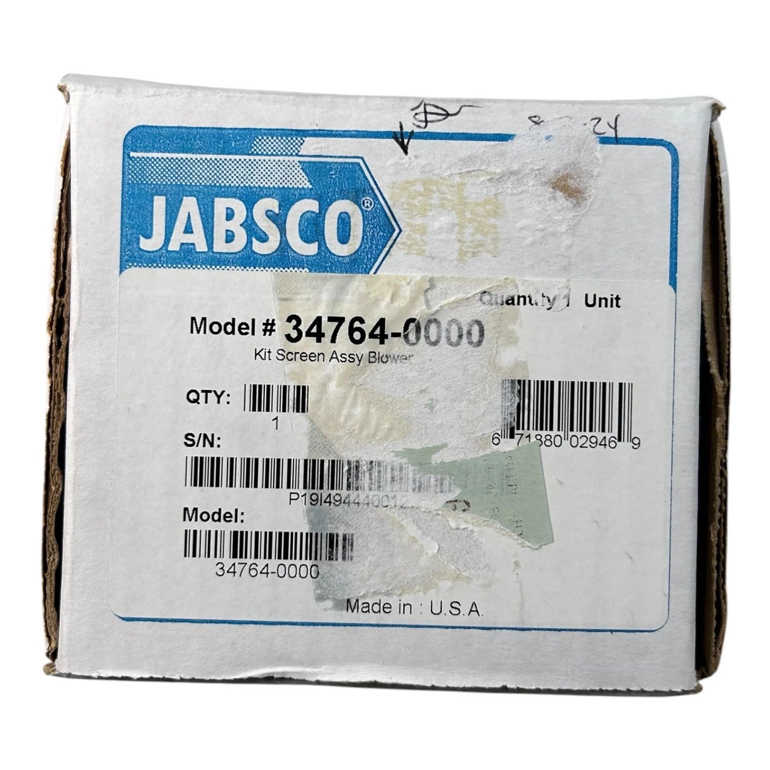 Marine Blower Intake Screen Assembly 3'' for Jabsco (34764-0000)