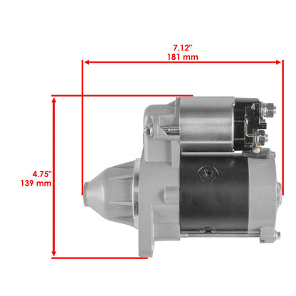 Starter Motor Replacement for Kawasaki Engine (20hp F725) (2243) 18hp FD590V (2000–2000)