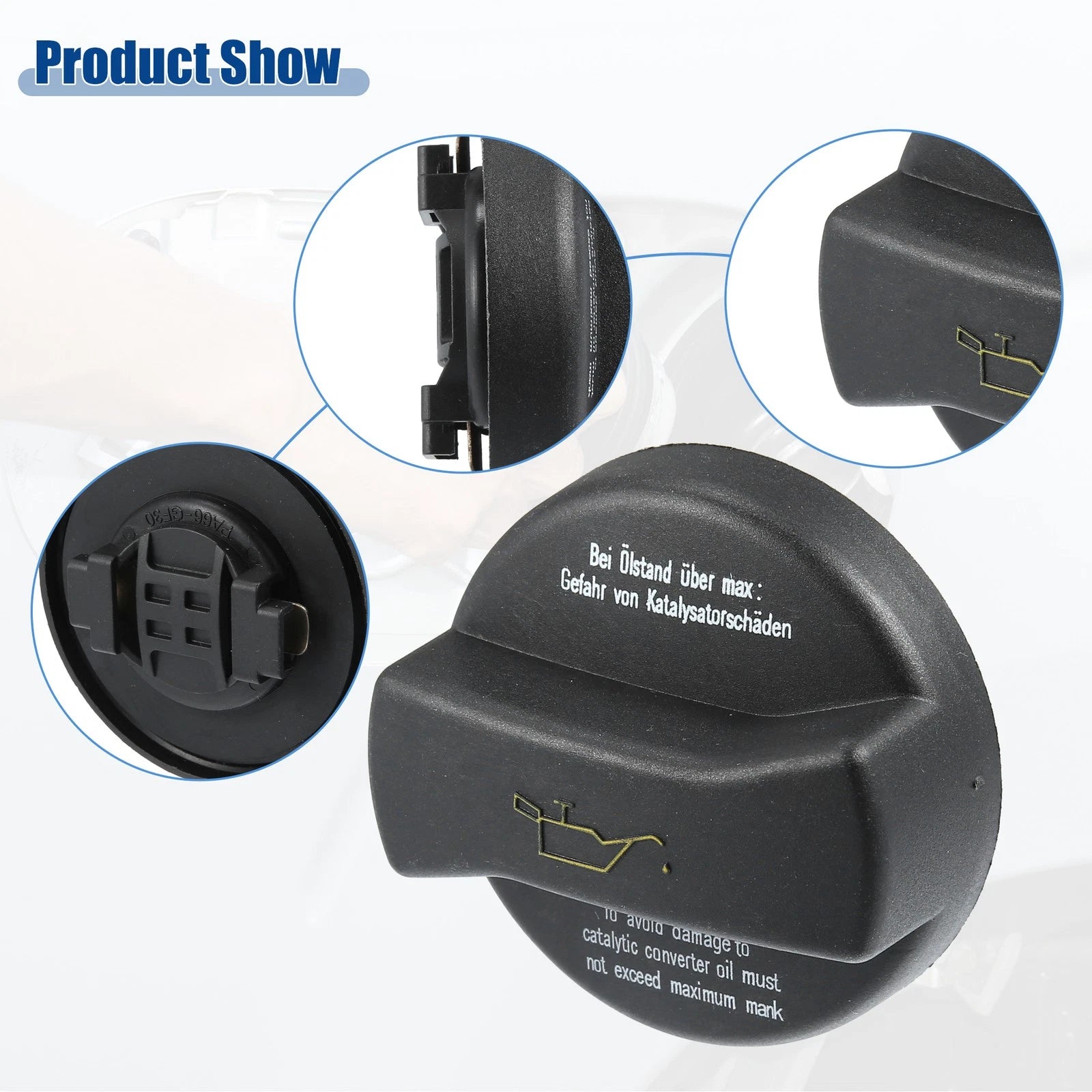 Engine Oil Filler Cap Replacement for Volkswagen Jetta Beetle Golf (1999–2005)