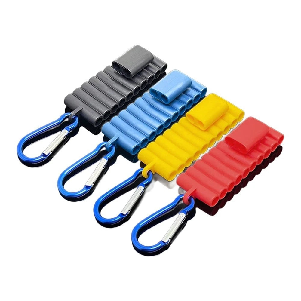 Tool Bit Storage Strip PVC 22 Holes for 1/4 in Shank Compatibility