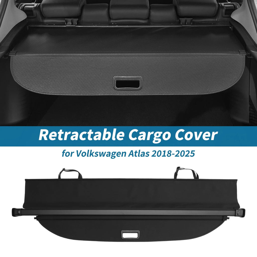 Retractable Cargo Cover Replacement for Volkswagen Atlas 2018–2025 Rear Trunk
