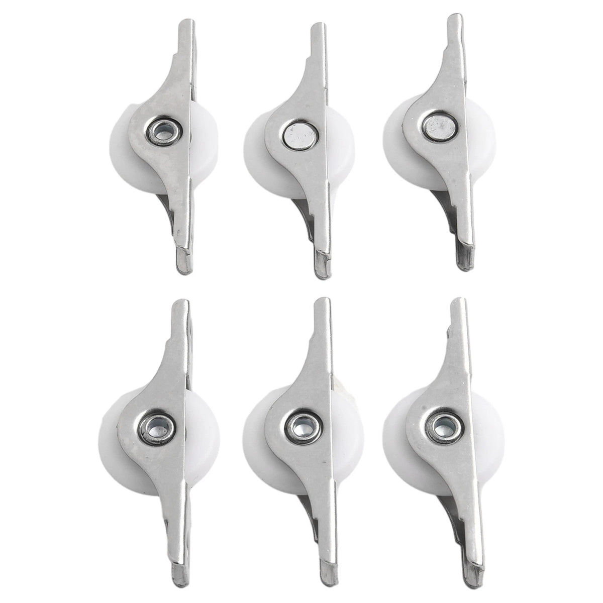 6X Sliding Scroll Wheel Pulley for Wardrobe Window Door Hardware