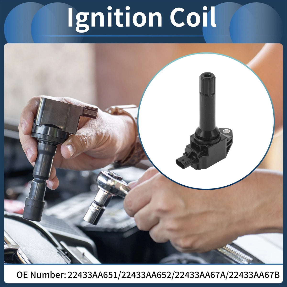 Ignition Coil Pack No. 22433AA651 for Scion FR-S 2.0L H4 (2013–2014)