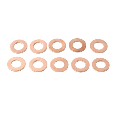 10Pcs M121.5 Copper Oil Drain Plug Gasket Seal for Universal Applications