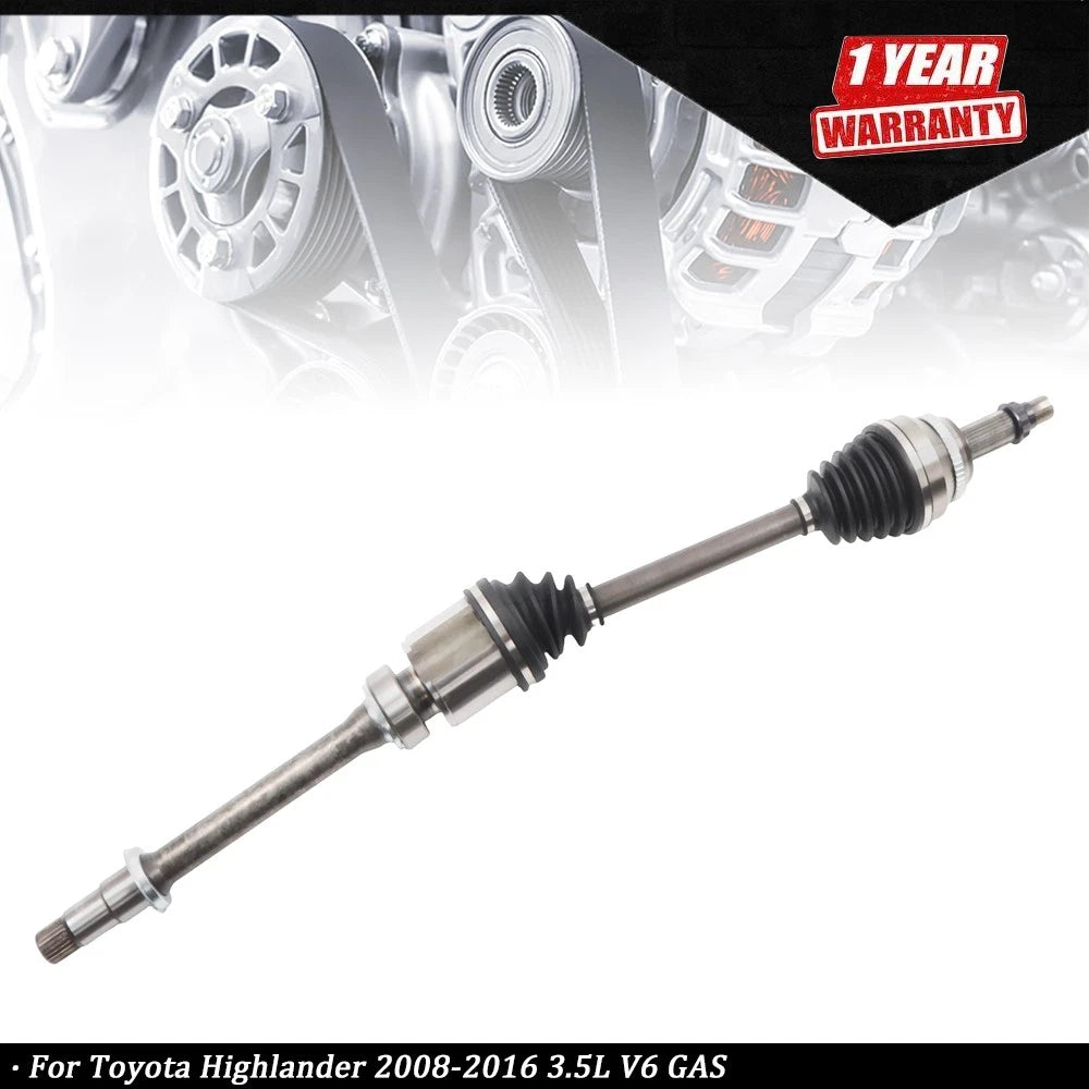 Front Right CV Shaft for Toyota Highlander, Venza, Lexus RX350 (2008–2019)