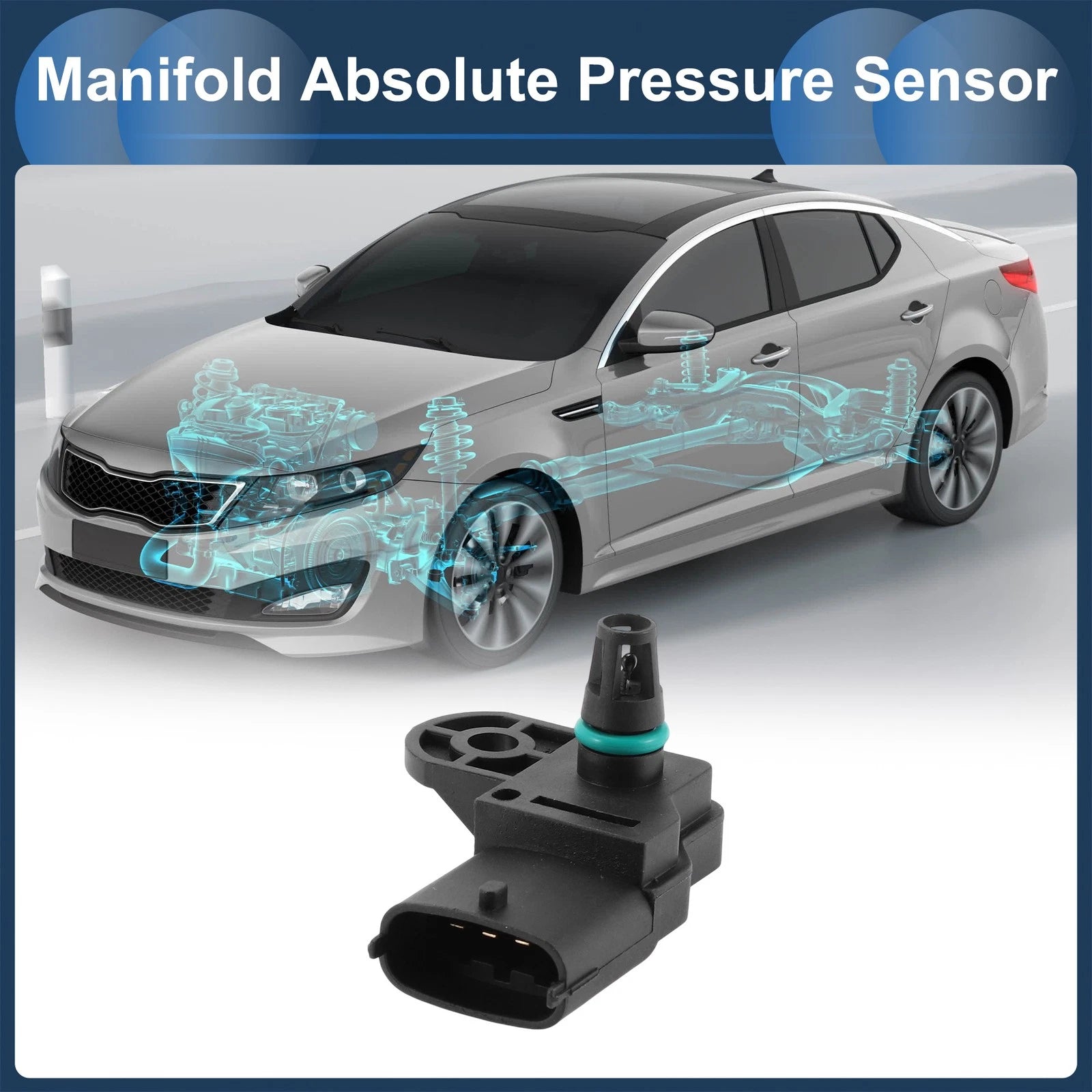 MAP Pressure Sensor for Fiat 500 C (2008–2019)
