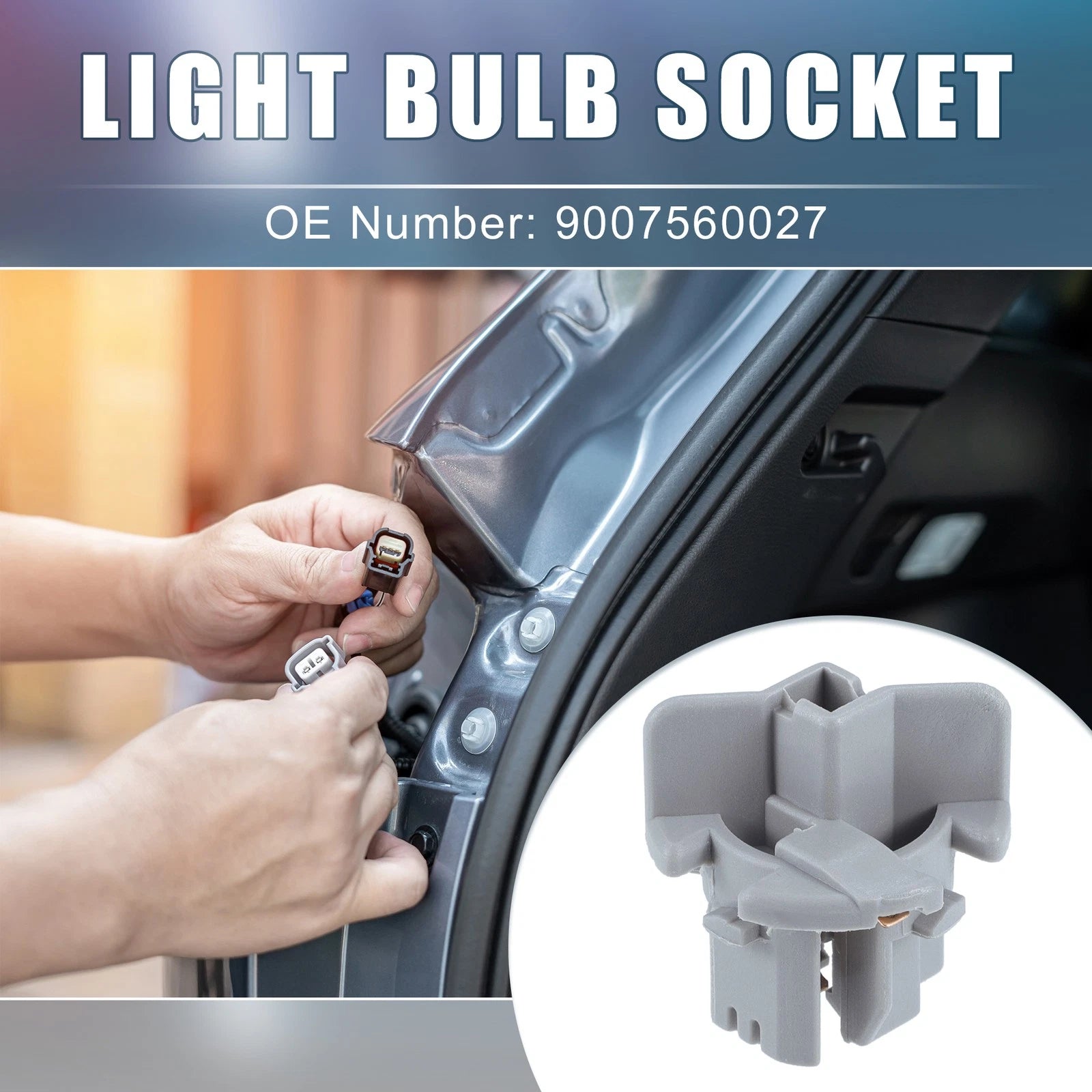 Auto Light Bulb Socket Replacement for Toyota Yaris 2007–2016