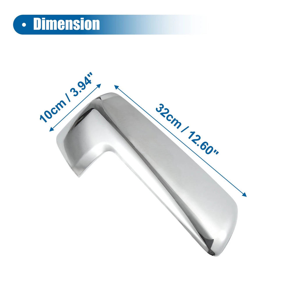 Door Mirror Cover Pair Chrome Plated for Chevy Silverado 1500 GMC (2014–2018)