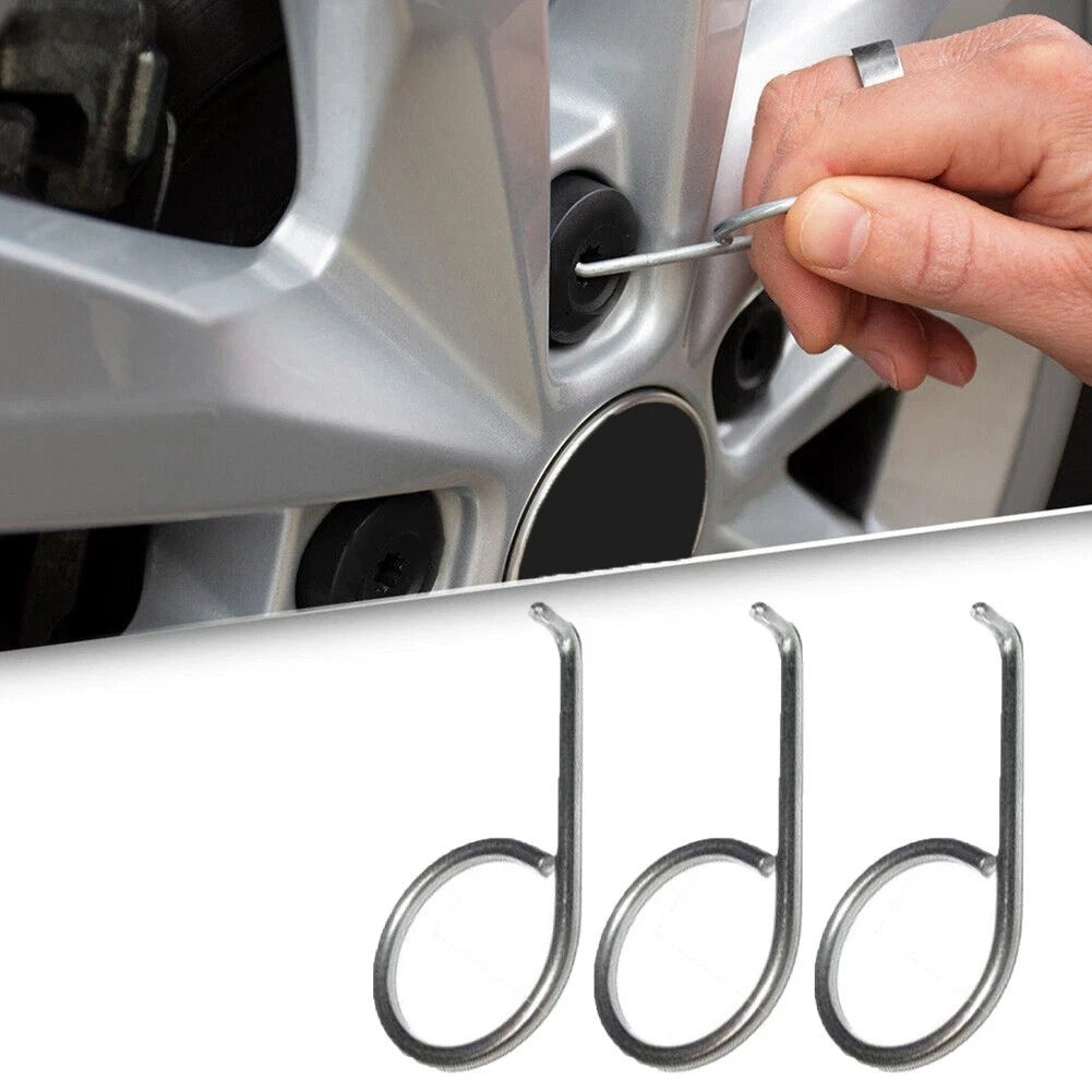 3Pcs Wheel Lug Nut Cap Removal Tool for Skoda (OEM 6X0012243)