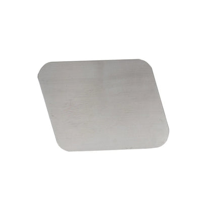 License Plate Parallelogram for Motorcycle (2.5mm Aluminum, Silver)