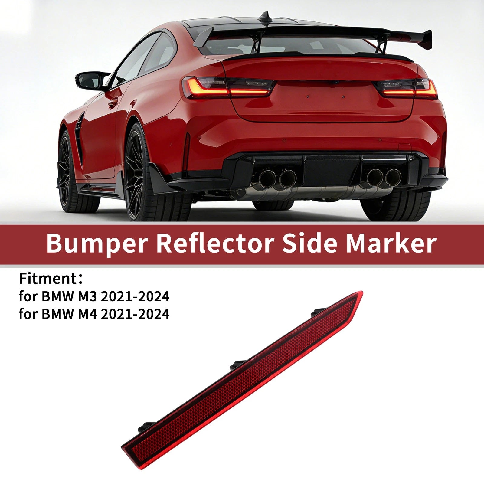 Rear Left Bumper Reflector Replacement for BMW M3 (2021–2024)