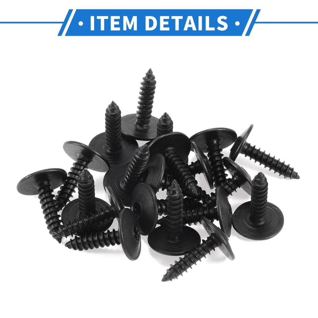 20 Pcs Fender Liner Splash Shield Screw for Audi A4 (1996–2016)
