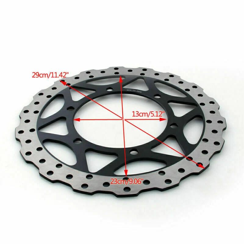 Front Brake Disc Rotor for Kawasaki Ninja EX250 250R (2008–2012) Black T9
