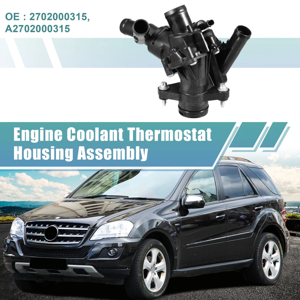 Engine Thermostat Housing Assembly for Mercedes-Benz CLA250 (2014–2019)