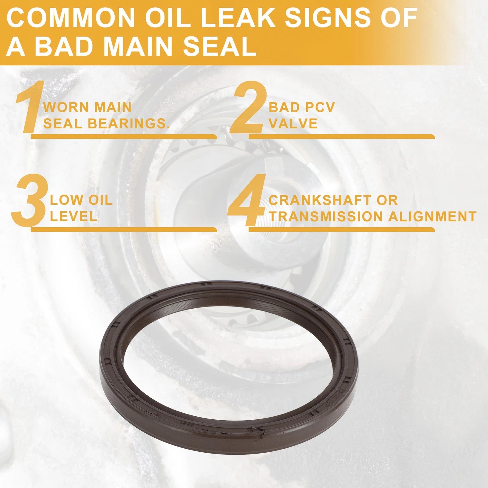 Crankshaft Oil Seal Replacement for Subaru Impreza (1996–2010)