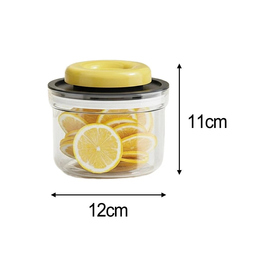 Press Seal Food Storage Container for Grains and Cereal Vacuum Box