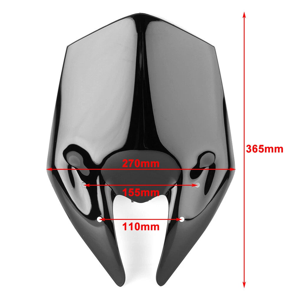 Windscreen Windshield for Kawasaki Z800 (2013–2016) Plastic Deep-Iridium