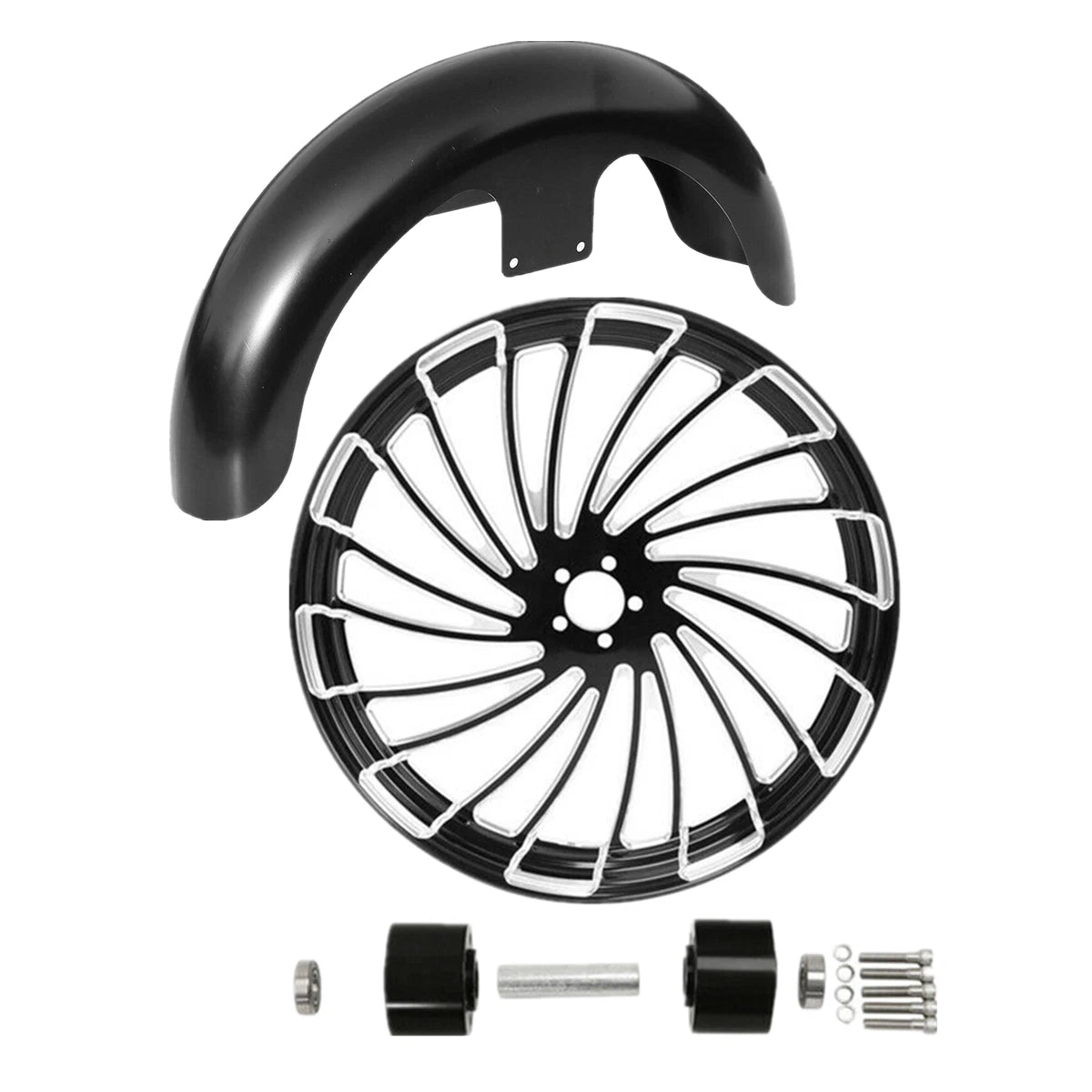 21" Front Wheel Rim for Harley Touring (2008–2013) Dual Disc Hub & Fender