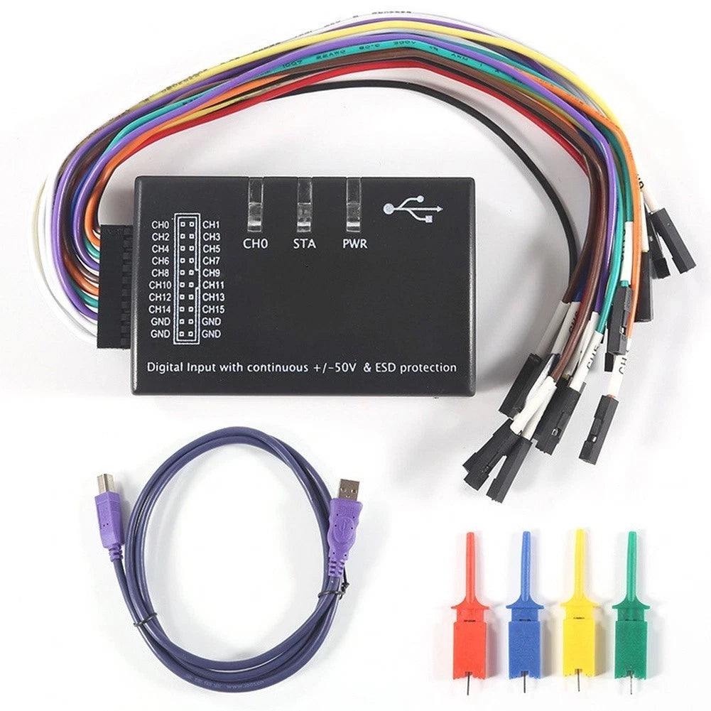 16-Channel Logic Analyzer for Embedded Systems Debugging (USB Interface)