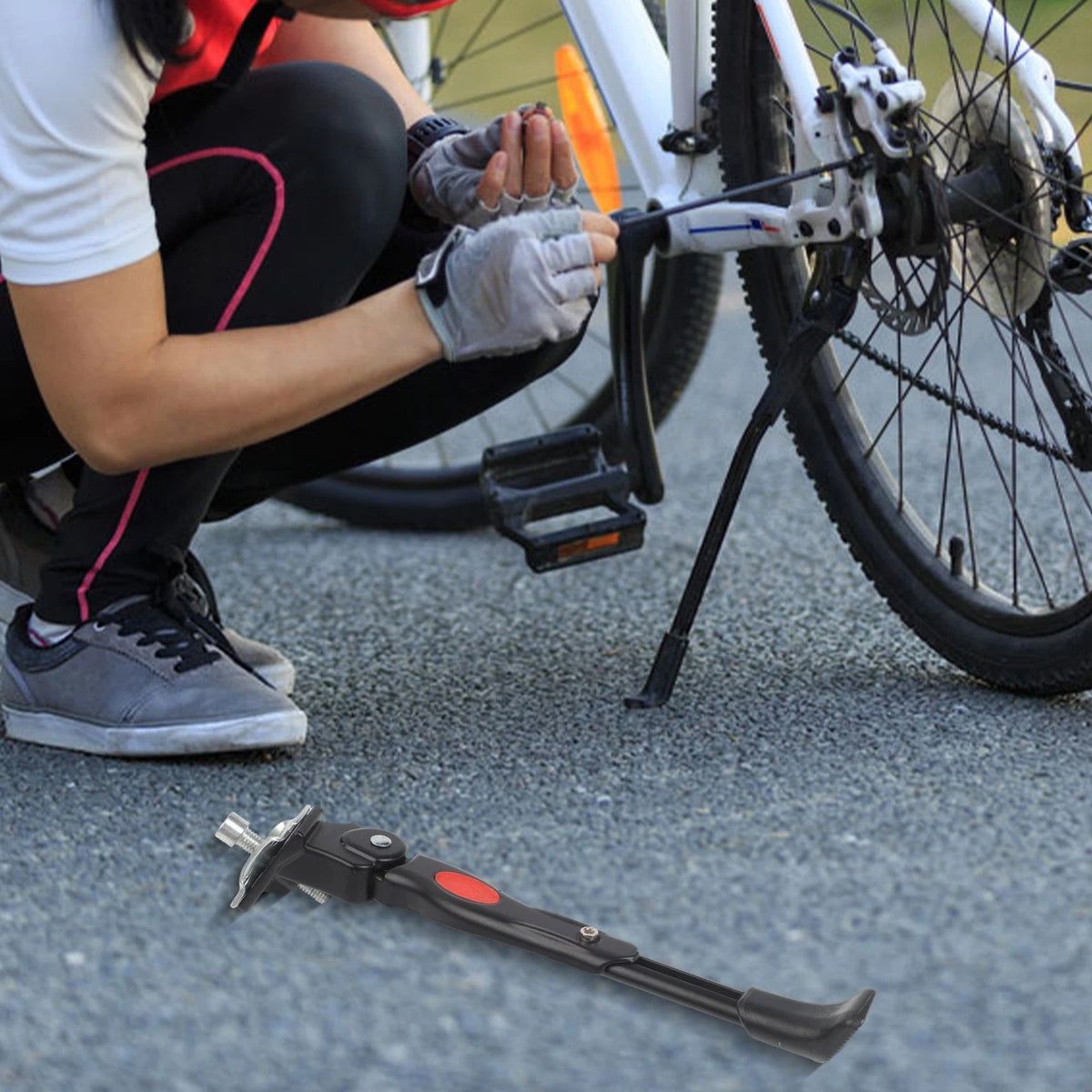Adjustable Aluminum Kickstand for 2026 Bike Models