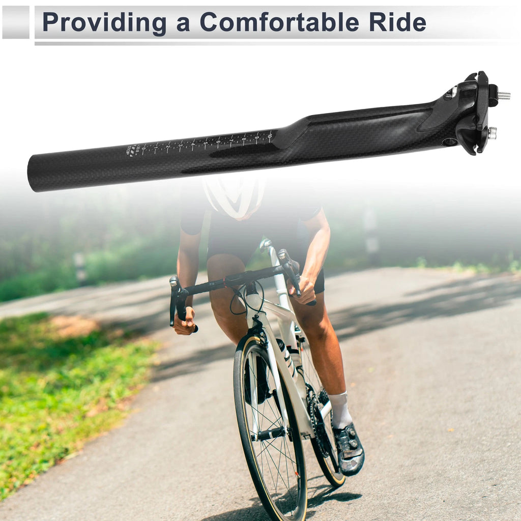 Seat Post 30.8x350mm Replacement for Bike Saddle Tube for Carbon Frame (—)