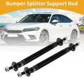 2X Adjustable Front Bumper Lip Splitter Strut Support Bars for