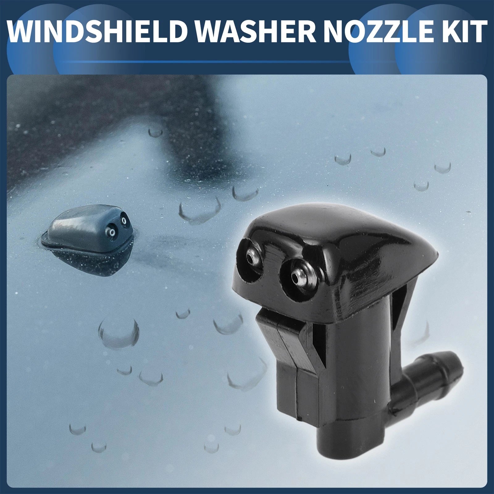 Set Front Windshield Washer Nozzles for Jeep Grand Cherokee (2011–2023)