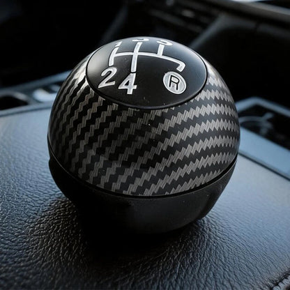 Carbon Fiber Look Shift Knob for Fiat 500, 500C (2007–2018)