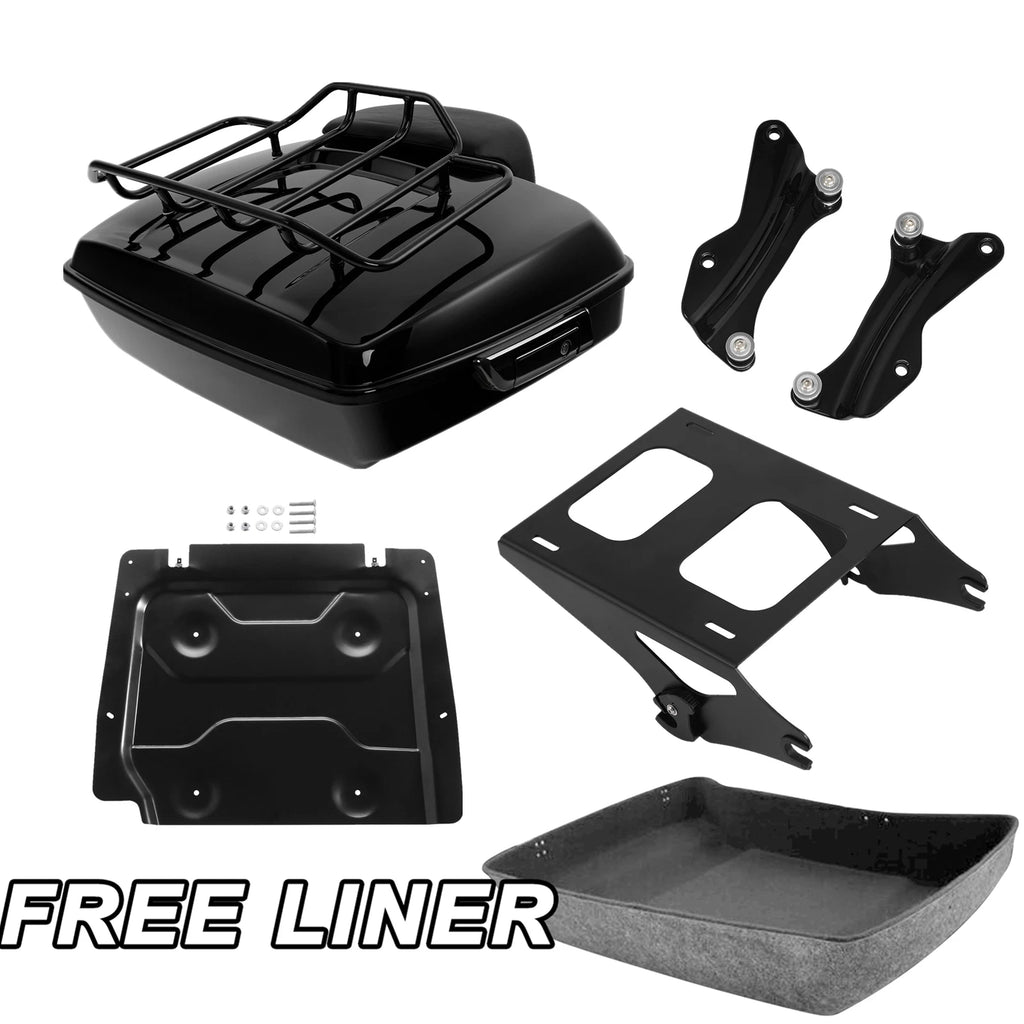 Chopped Trunk Pad Mount Plate Docking Kit for Harley Touring (2014–2019)