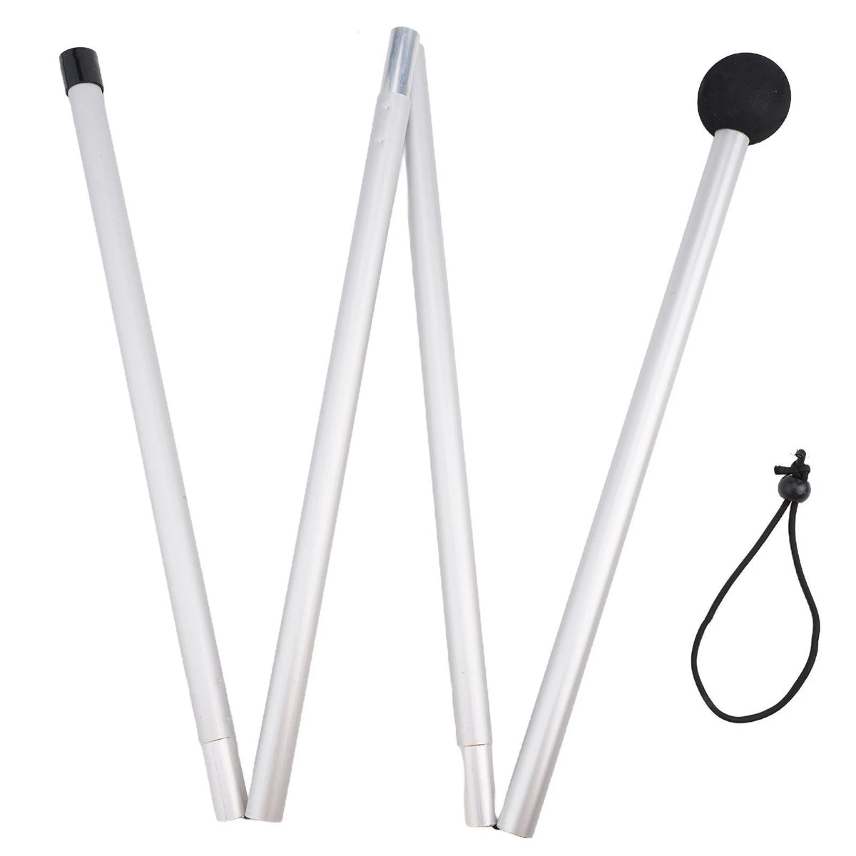 Portable Beach Canopy Pole with Silicone Tip for Outdoor Use