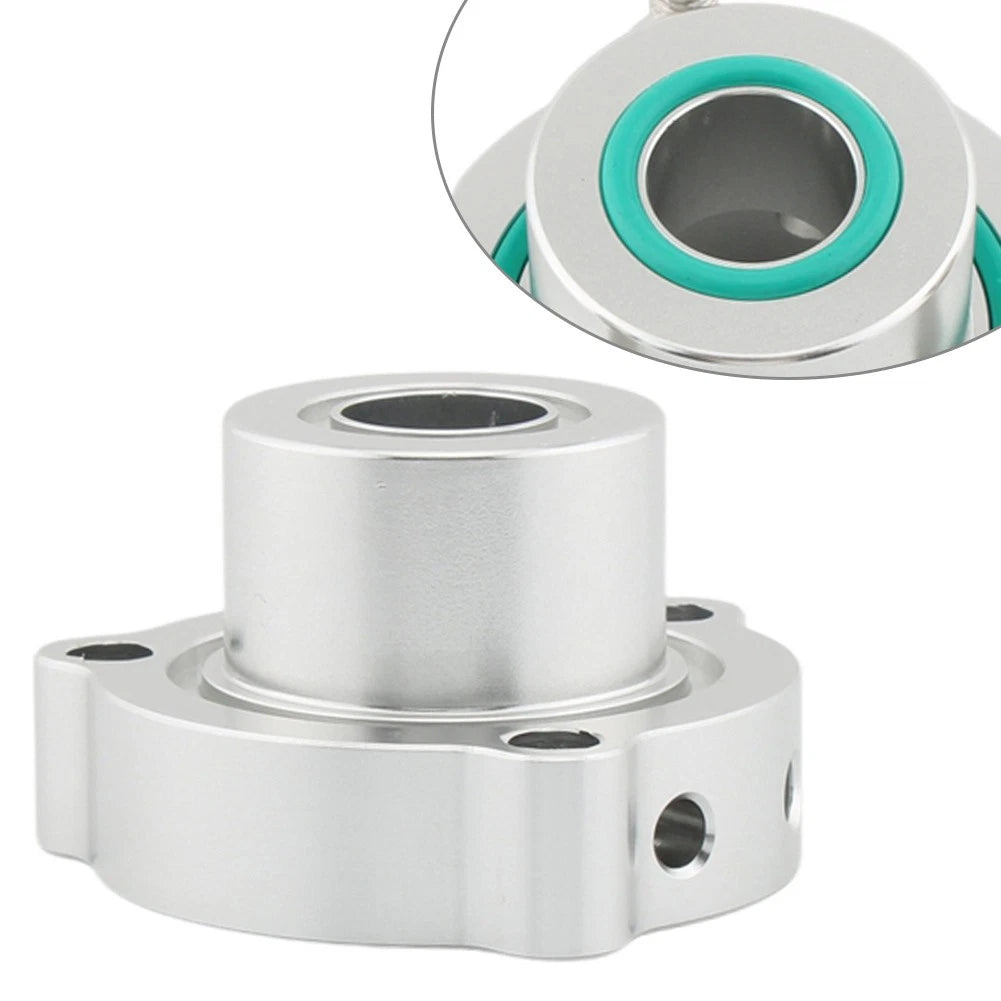 Silver Blow Off Valve BOV Dump Adaptor Spacer For Audi A3 2.0T FSI B7 Engine