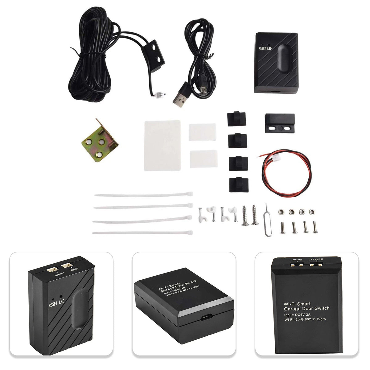 Garage Door Switch for Smart Living (Voice Control, Wifi, 5V/1A)