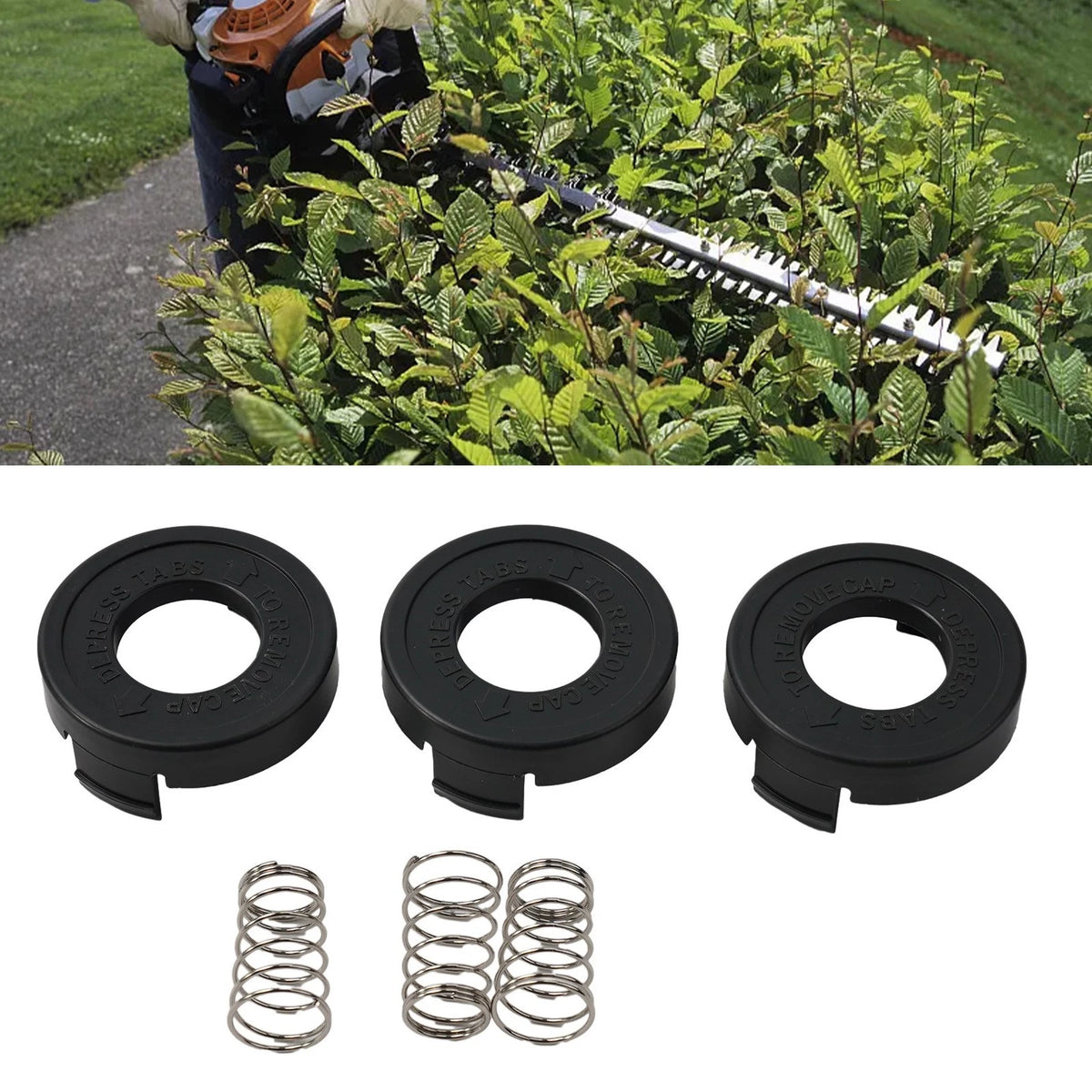 3pcs String Trimmer Bump Cap for Black & Decker ST4500