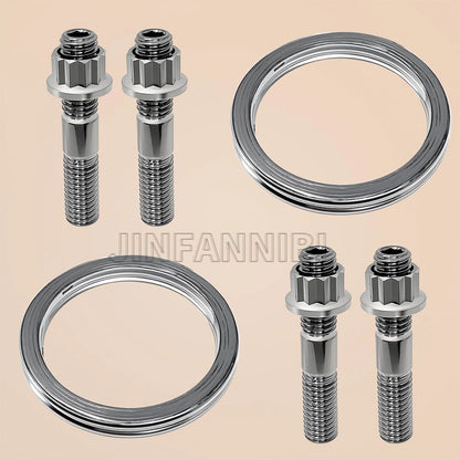 Titanium Studs Nuts Gasket Kit for Can-Am Renegade 500 570 650 800 850 1000 R
