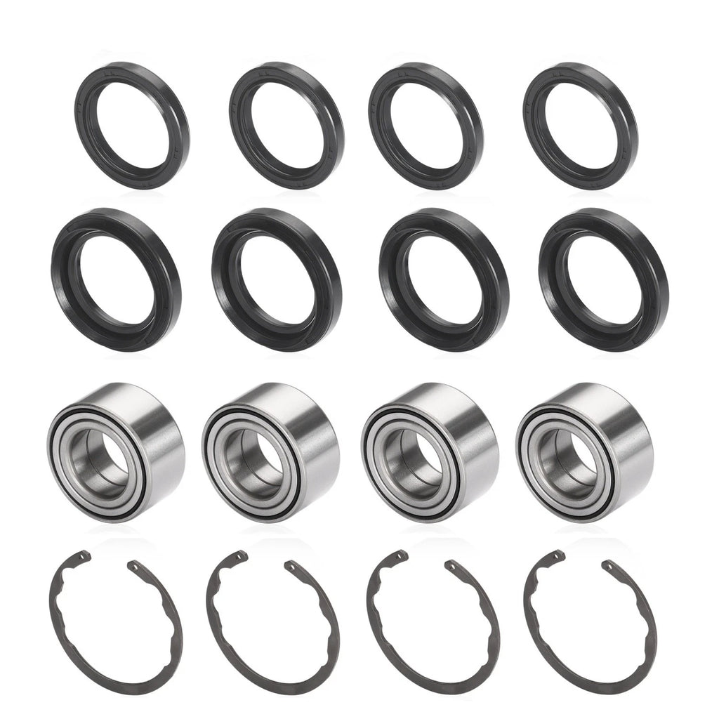 4X Wheel Bearing w/Circlip for Kawasaki Bayou Prairie 300 400 (1990–2004)