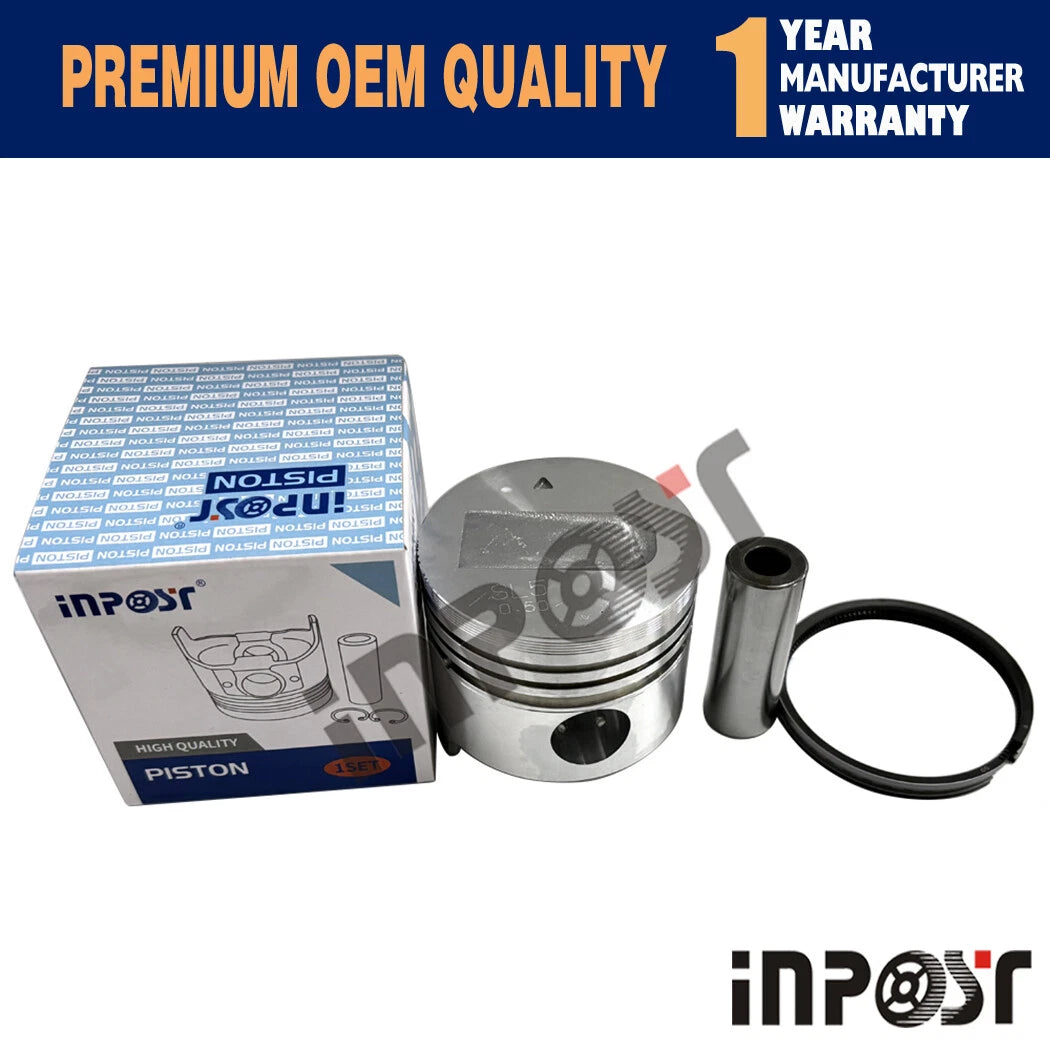 Piston with Ring for Mitsubishi S4L Excavator (78mm, Oversize 0.5)